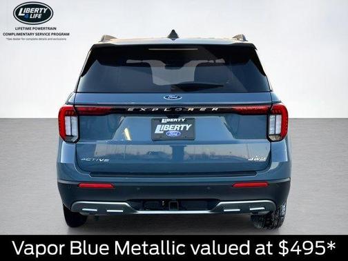 Vapor Blue 2026 Ford Explorer Active