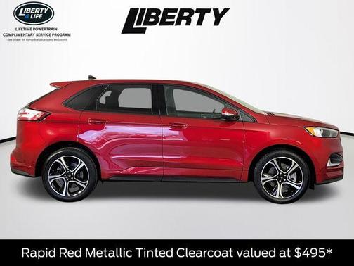 Rapid Red Metallic Tinted Clearcoat 2022 Ford Edge ST