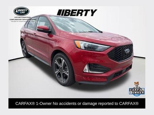 Rapid Red Metallic Tinted Clearcoat 2022 Ford Edge ST