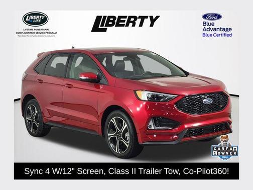 Rapid Red Metallic Tinted Clearcoat 2022 Ford Edge ST