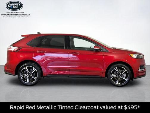 Rapid Red Metallic Tinted Clearcoat 2022 Ford Edge ST