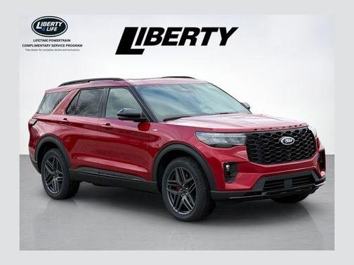 Red Metallic 2026 Ford Explorer ST-Line