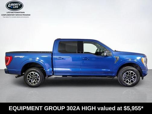 Atlas Blue Metallic 2023 Ford F-150 XLT