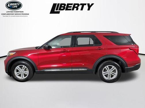 Rapid Red Metallic Tinted Clearcoat 2024 Ford Explorer XLT