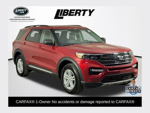 Rapid Red Metallic Tinted Clearcoat 2024 Ford Explorer XLT