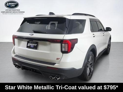 Star White 2025 Ford Explorer ST