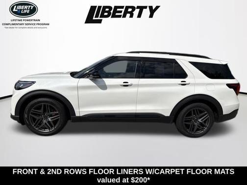 Star White 2025 Ford Explorer ST