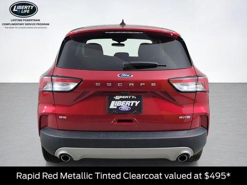 Rapid Red Metallic Tinted Clearcoat 2022 Ford Escape SE
