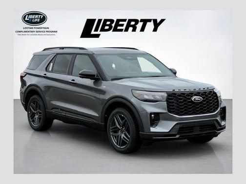 Gray Metallic 2026 Ford Explorer ST-Line