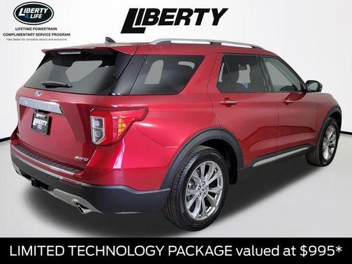 Rapid Red Metallic Tinted Clearcoat 2024 Ford Explorer Limited
