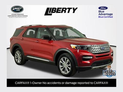 Rapid Red Metallic Tinted Clearcoat 2024 Ford Explorer Limited