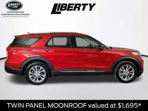 Rapid Red Metallic Tinted Clearcoat 2024 Ford Explorer Limited