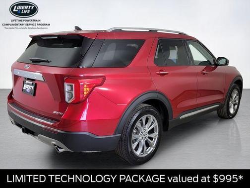 Rapid Red Metallic Tinted Clearcoat 2024 Ford Explorer Limited