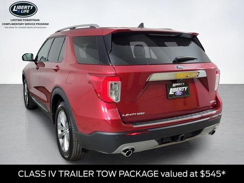 Rapid Red Metallic Tinted Clearcoat 2024 Ford Explorer Limited