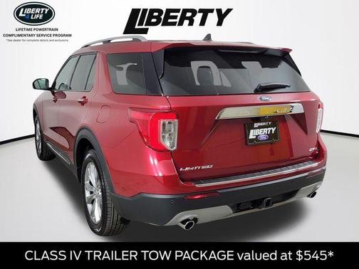 Rapid Red Metallic Tinted Clearcoat 2024 Ford Explorer Limited