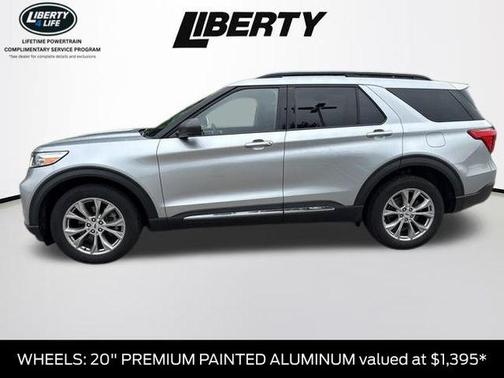 Silver Metallic 2023 Ford Explorer XLT