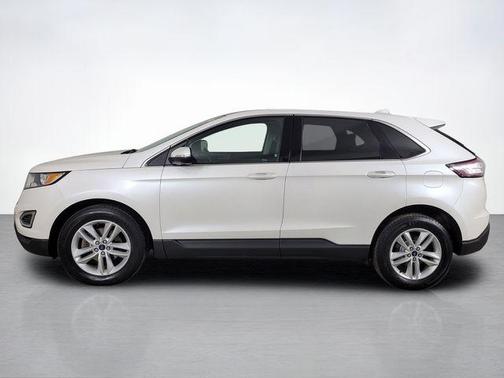 White Platinum Tri-Coat Metallic 2018 Ford Edge SEL