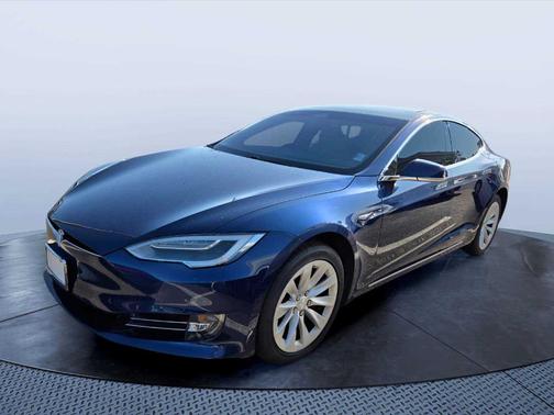 Blue 2017 Tesla Model S 75D