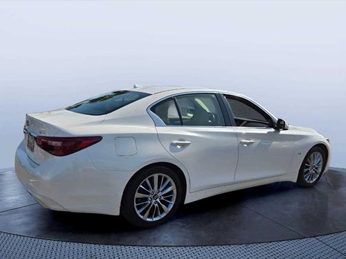 Majestic White 2020 INFINITI Q50 3.0t LUXE