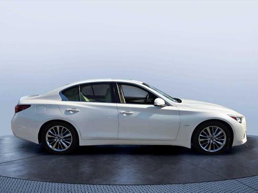 Majestic White 2020 INFINITI Q50 3.0t LUXE