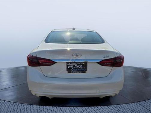 Majestic White 2020 INFINITI Q50 3.0t LUXE