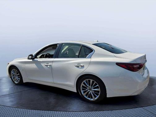 Majestic White 2020 INFINITI Q50 3.0t LUXE