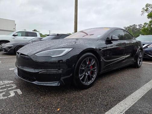 Black 2023 Tesla Model S Plaid