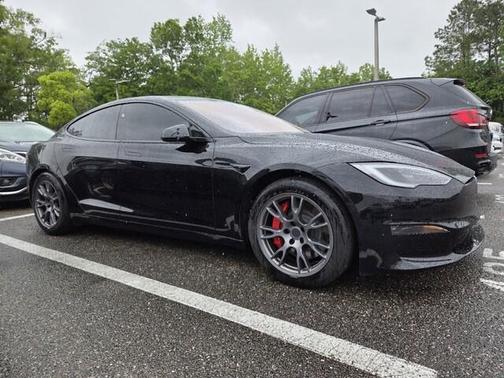 Black 2023 Tesla Model S Plaid