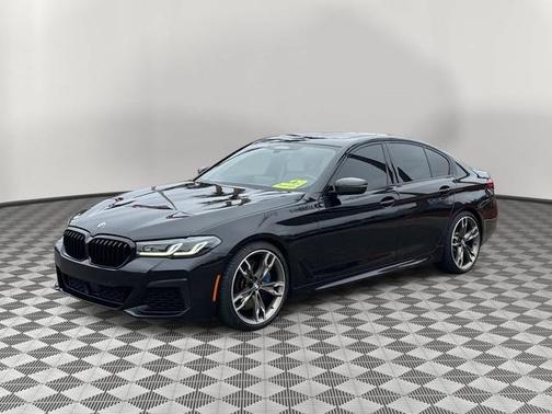 Black Sapphire Metallic 2021 BMW M550 i xDrive