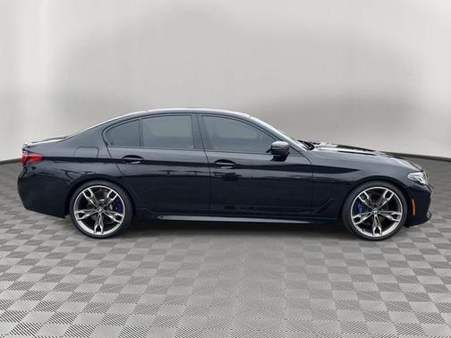 Black Sapphire Metallic 2021 BMW M550 i xDrive