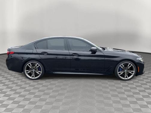 Black Sapphire Metallic 2021 BMW M550 i xDrive