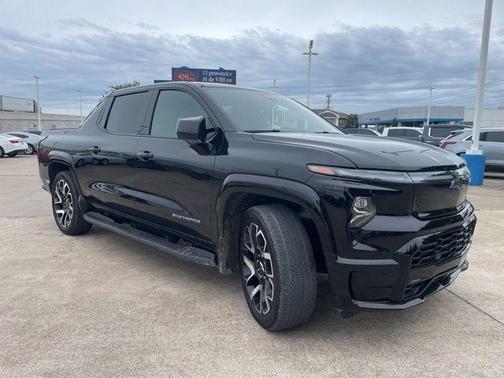 Black 2025 Chevrolet Silverado EV RST