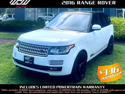 2016 Land Rover Range Rover 5.0L Supercharged