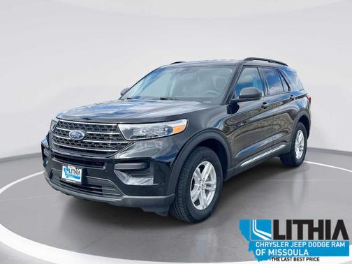 Agate Black Metallic 2023 Ford Explorer XLT