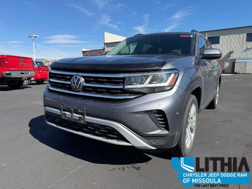 Platinum Gray Metallic 2022 Volkswagen Atlas 3.6L SE w/Technology