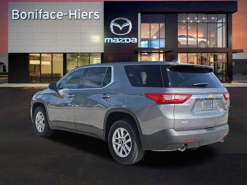 Steel Metallic 2020 Chevrolet Traverse LS