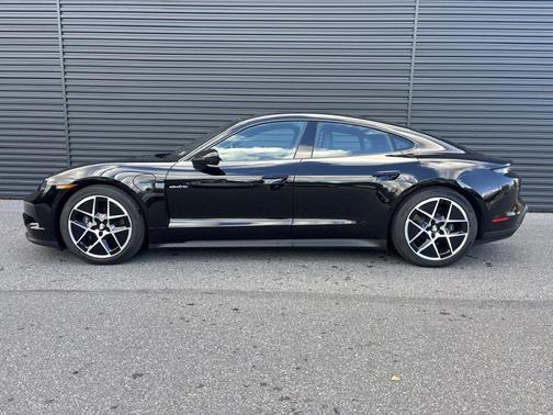 Black 2025 Porsche Taycan Premium Package