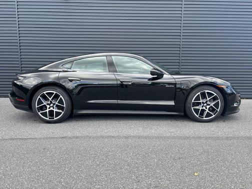 Black 2025 Porsche Taycan Premium Package