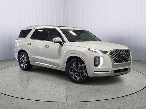 Hyper White 2021 Hyundai PALISADE Calligraphy