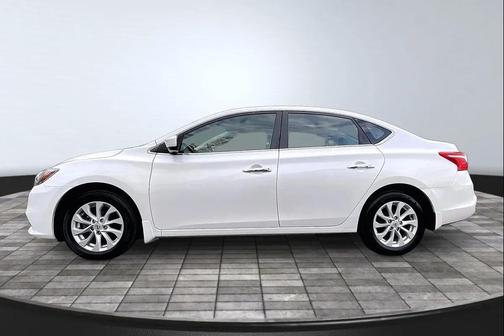 White 2018 Nissan Sentra SV