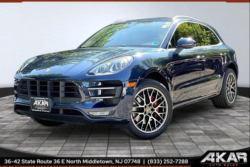 Dark Blue Metallic 2015 Porsche Macan Macan Turbo