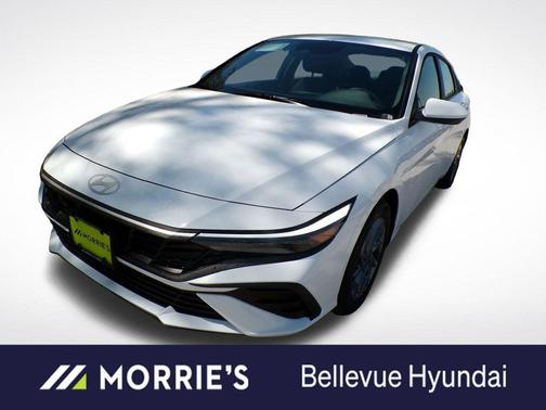 White 2026 Hyundai ELANTRA HEV Blue