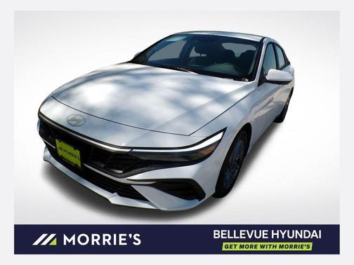 Serenity White Pearl 2026 Hyundai ELANTRA HEV Blue