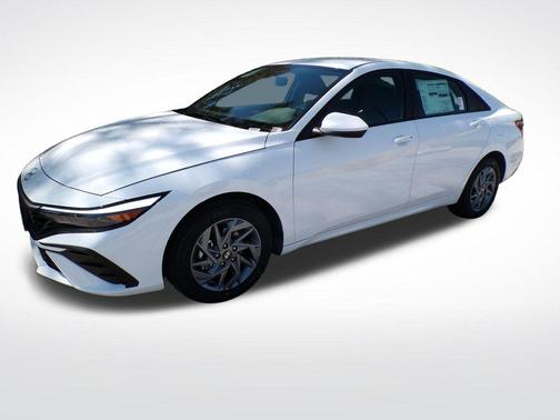 White 2026 Hyundai ELANTRA HEV Blue