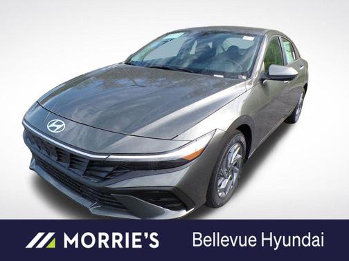 Amazon Gray 2026 Hyundai ELANTRA HEV Blue