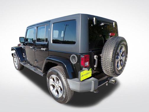 Black Clearcoat 2017 Jeep Wrangler Unlimited Sahara