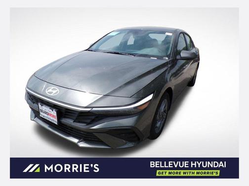 Amazon Gray 2026 Hyundai ELANTRA HEV Blue