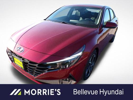 Red 2023 Hyundai ELANTRA HEV Limited