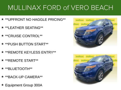 Deep Impact Blue Metallic 2014 Ford Explorer Limited