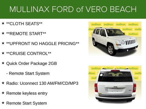 Bright White Clearcoat 2014 Jeep Patriot Latitude